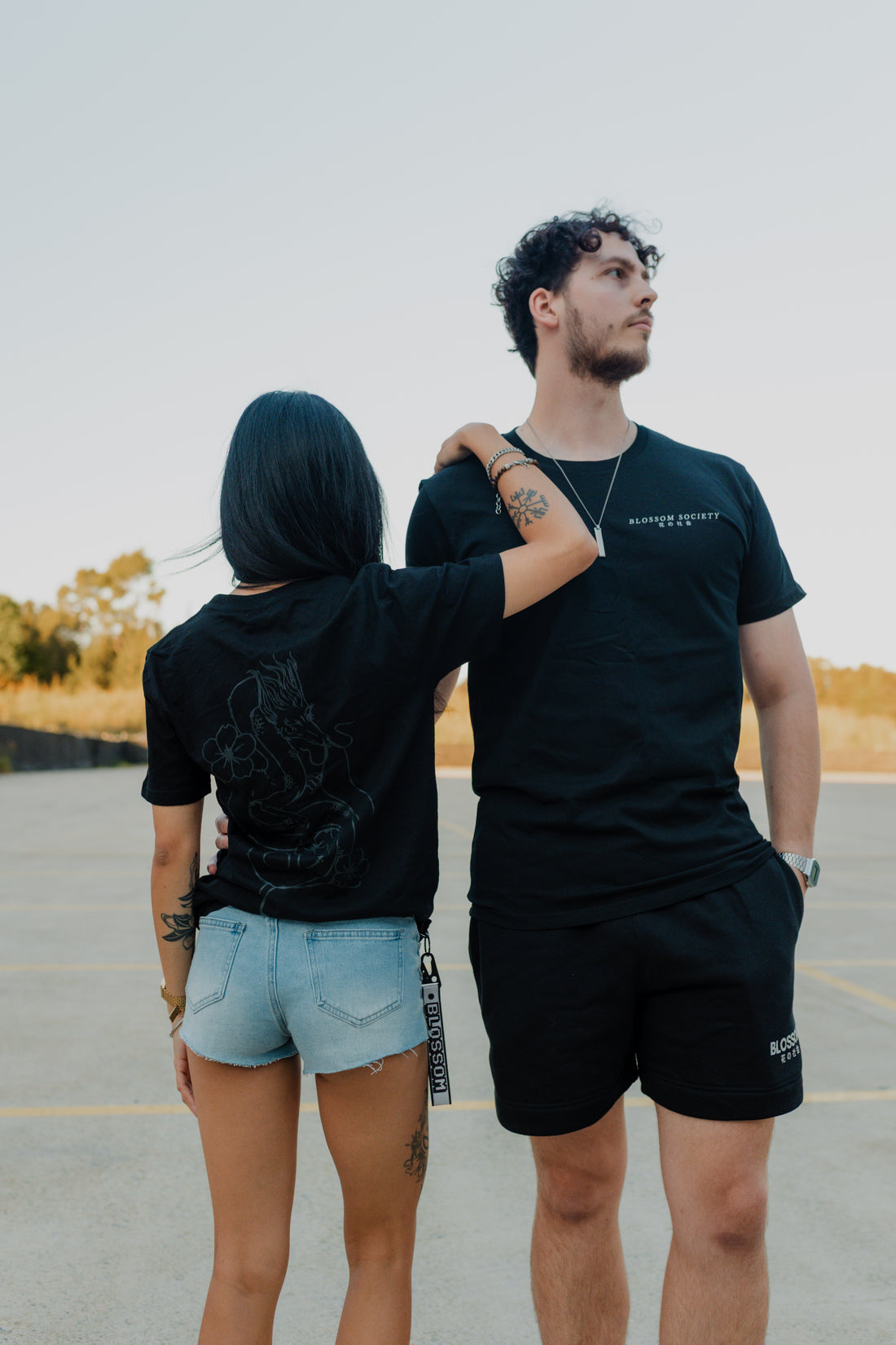 BLVCK Dragon Reflective T Shirt