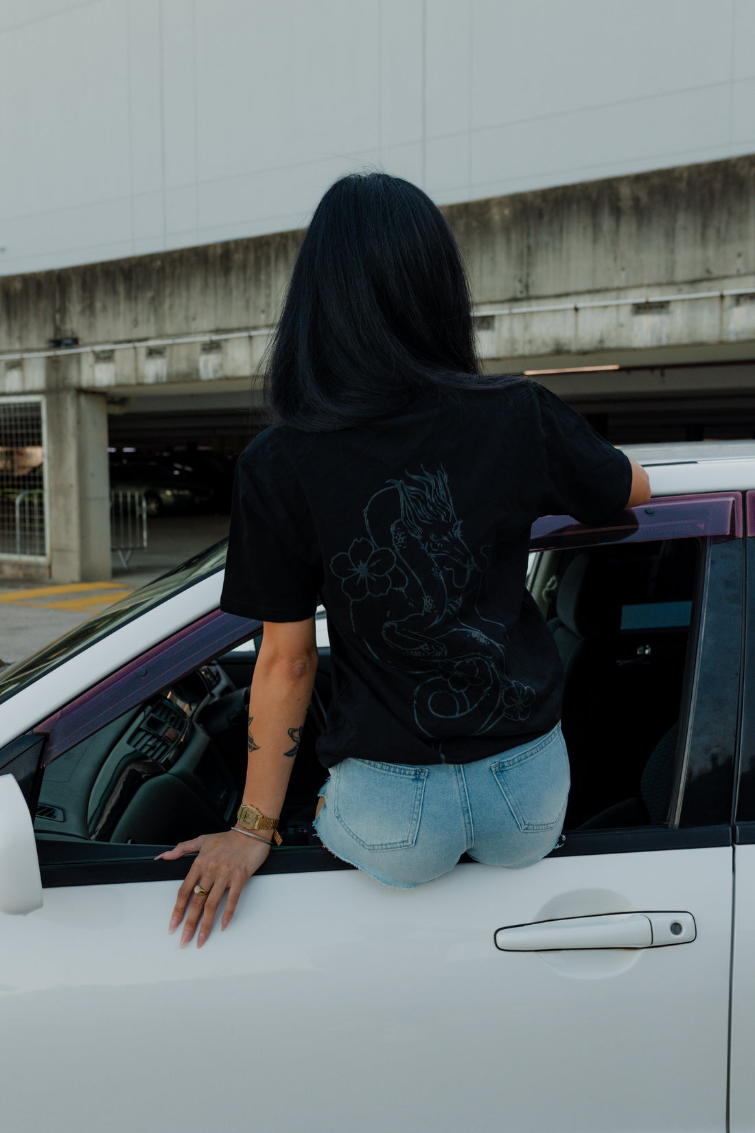 BLVCK Dragon Reflective T Shirt