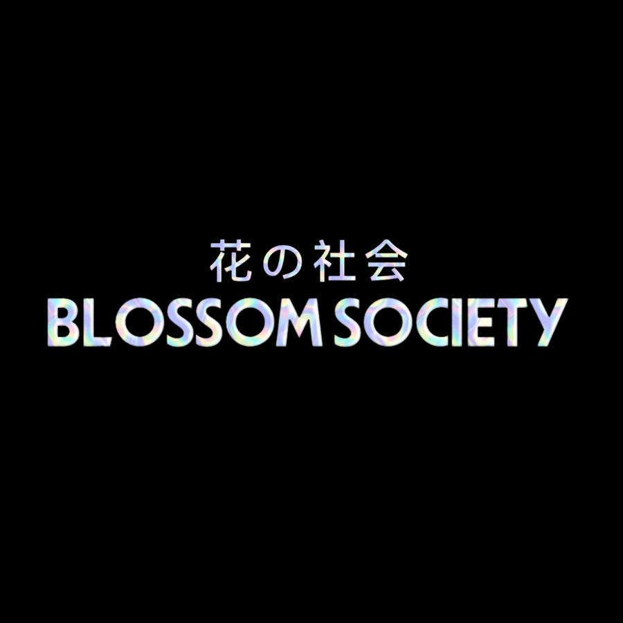 BLOSSOM SOCIETY Holographic Banner